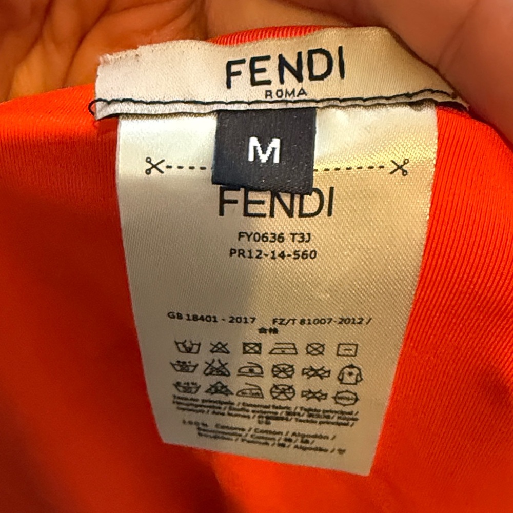 Fendi Black and orange Logo Bodysuit - Picture 10 of 10
